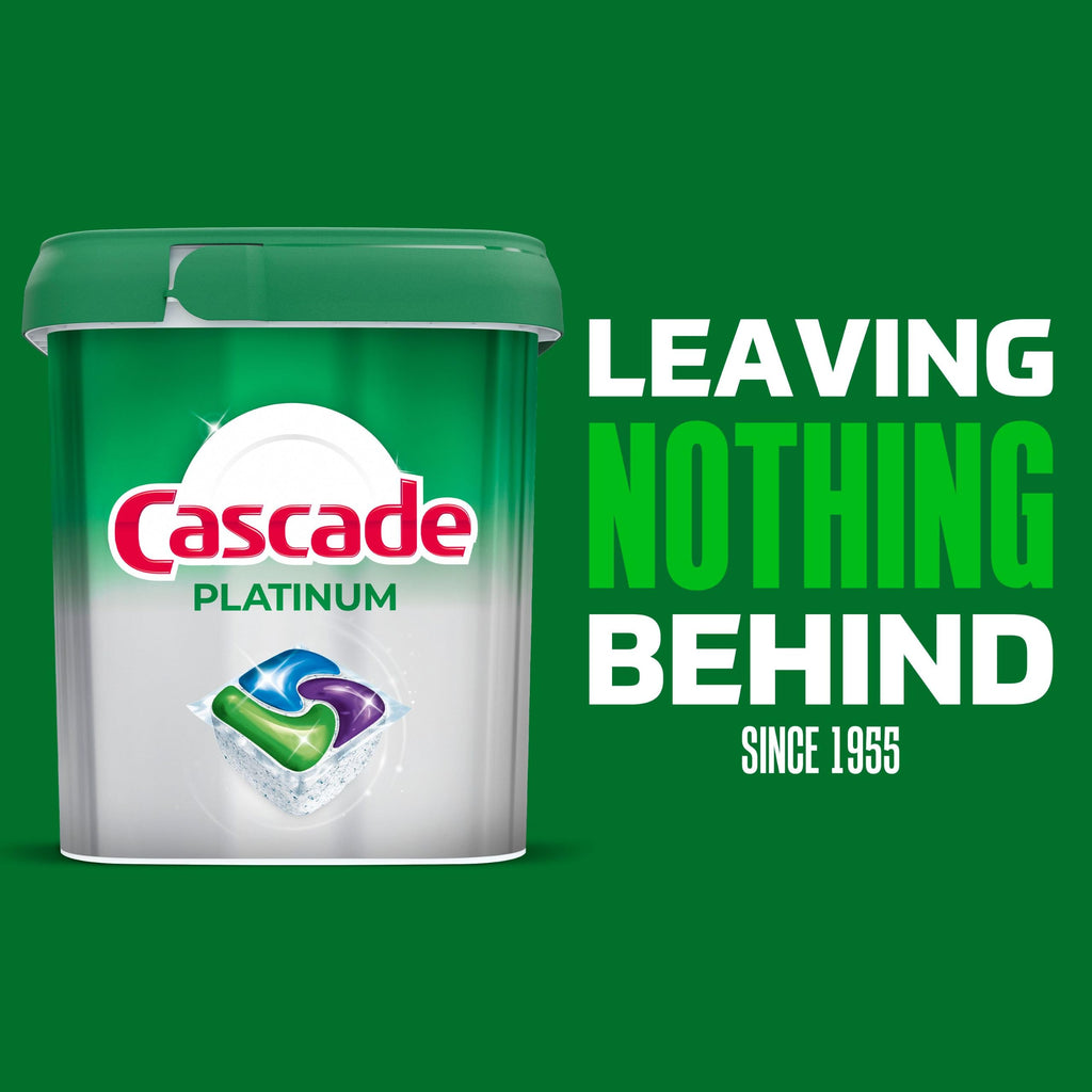 Cascade Platinum Dishwasher Pods, Dishwasher Detergent, Dish Detergent Soap, Fresh, 71 count