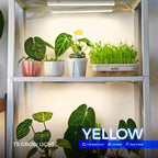Barrina T5 Grow Light, 5W 1ft Plant Lamp for Indoor Plants, Yellow, 8 Packs