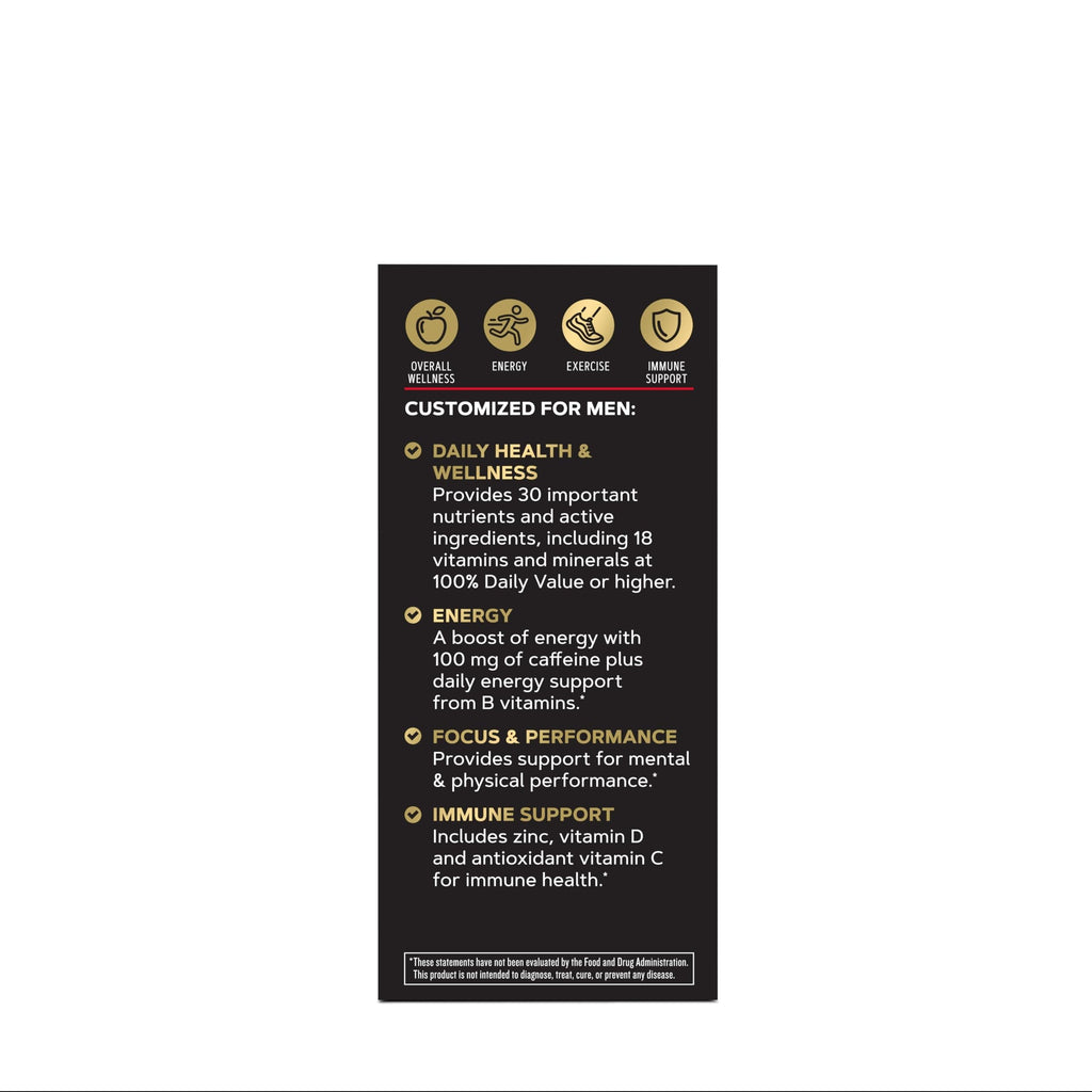 GNC Mega Men Multivitamin | Energy and Metabolism | 1 Daily