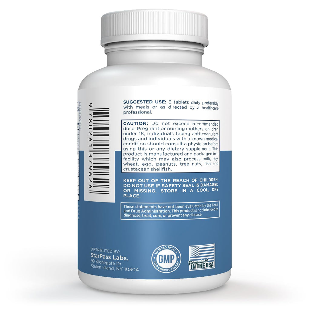 StarPass Labs Bone MD Osteo Strength Ultimate Health Support | Supplement for Women and Men | Promote Density 90 Tablets
