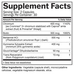 BRAINMD Balance My Blood Sugar Metabolic Wellness Supplement
