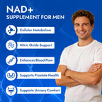 Aureph Vantique Men's NAD+ Supplement,Stamina & Cellular Energy Boost 60 Capsules