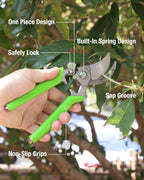 WORKPRO 8.5" Bypass Pruning Shears, Professional Forged Garden Shears