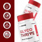 Glyco Thrive Capsules, GlycoThrive Blood Support Supplement Pills, Premium Natural Daily Multivitamin Wellness Formula for Maximum Energy & Overall Balance Health, Glyco Thrives Reviews (60 Capsules)
