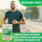 XPRS Nutra Horsetail Extract Powder for Hair, Nails, and Bones - High Potency Horsetail Root Powder - High Silica Content for Maximum Results - Vegan Friendly Horstail Extract (16 oz)