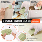 WRAPXPERT Peel and Stick Wallpaper Tools,Wallpaper Smoothing Tool Kit with Smoother,Edge Guider,Paste Brush for Backsplash Tile,Contact Paper