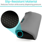 Vive Crutch Pads & Hand Grips - Padding for Walking Arm Crutches - Universal Underarm Padded Forearm Handle Pillow Covers for Hand Grips - Soft Foam Armpit Accessories for Adults, Kids (Gray)