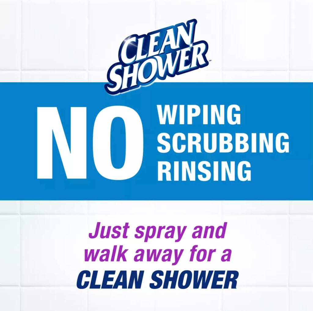 2 Set / Clean+Shower++No+Scent+Basin+Tub+and+Tile+Cleaner++60+oz.+Liquid