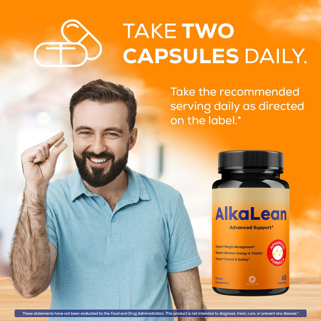 (3 Pack) Alkalean Capsules - Official Alkalean Pills Advanced Premium Support for Maximum Strength with All Natural Ingredients Vitamins for Overall Health & Wellness, 180 Capsules for 3 Months