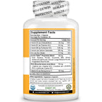 NuBest Doctor Taller - Bone Strength Supports, Enhance Immune System - Keto with Calcium, Vitamin D3, Vitamin K2, Amino Acids & Herbs for Children (8+) - 60 Vegan Capsules | 1 Month Supply