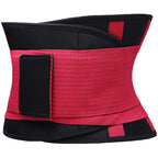 VENUZOR Waist Trainer Belt for Women - Waist Cincher Trimmer - Slimming Body Shaper Belt - Sport Girdle Belt (UP Graded)(Rose Red,XX-Large)