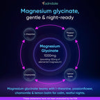 Adndale Magnesium Glycinate 400 mg Gummies with Ashwagandha, Magnesium Malate & Taurate, Tart Cherry, Magnolia Bark, Lemon Balm, Passionflower, Chamomile, L-Theanine, Zinc, Vitamin K2 & D3. 180CT