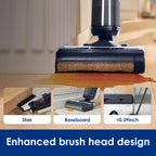 Tineco Floor ONE S5 PRO 2 Cordless Wet Dry Vacuum Smart Hardwood Floor Cleaner Machine, One-Step Cleaning Mop for Sticky Messes and Pet Hair, LCD Display, APP, Voice Guide with Ultra Mode