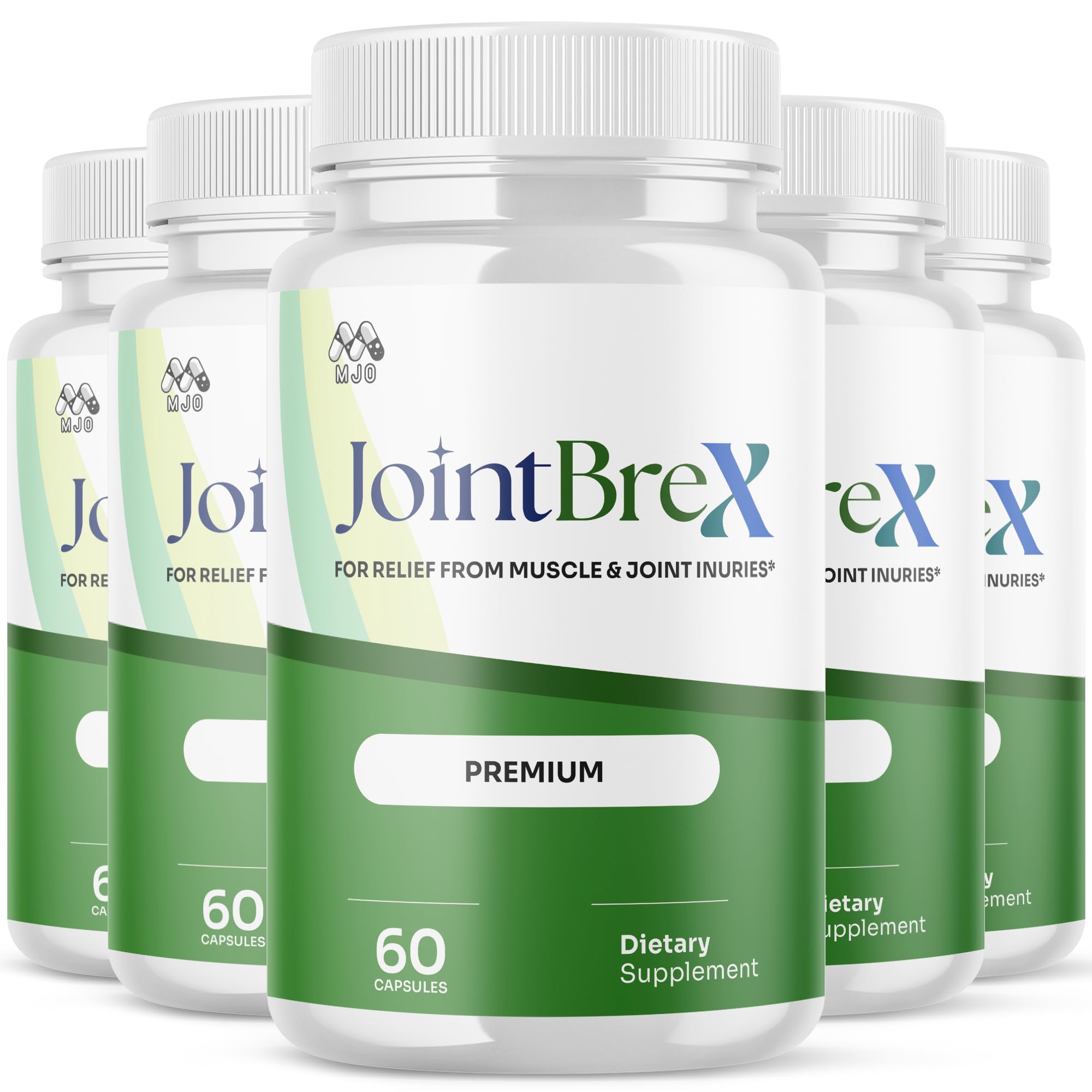 (5 Pack) JointBrex Capsules, Official Joint Brex Pills with All Natural Ingredients, Advanced Overall Health and Wellness Vitamin Supplement Formula with Maximum Strength Multivitamins (300 Capsules)