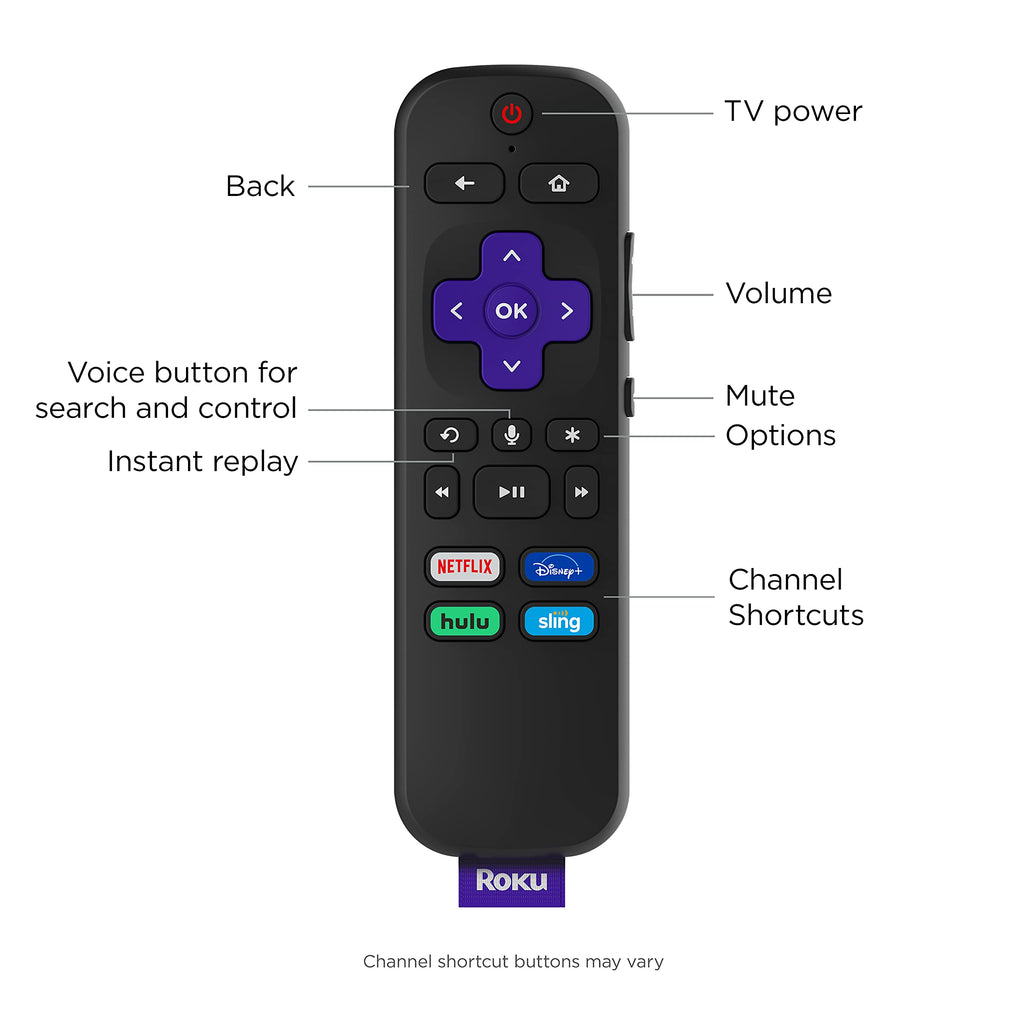 Roku Smart Soundbar, 4K/HD/HDR Streaming Media Player & Exceptional Audio Includes Roku Voice Remote