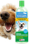 TropiClean Fresh Breath Dental Water Additive, Dog Breath Freshener, 33.8oz