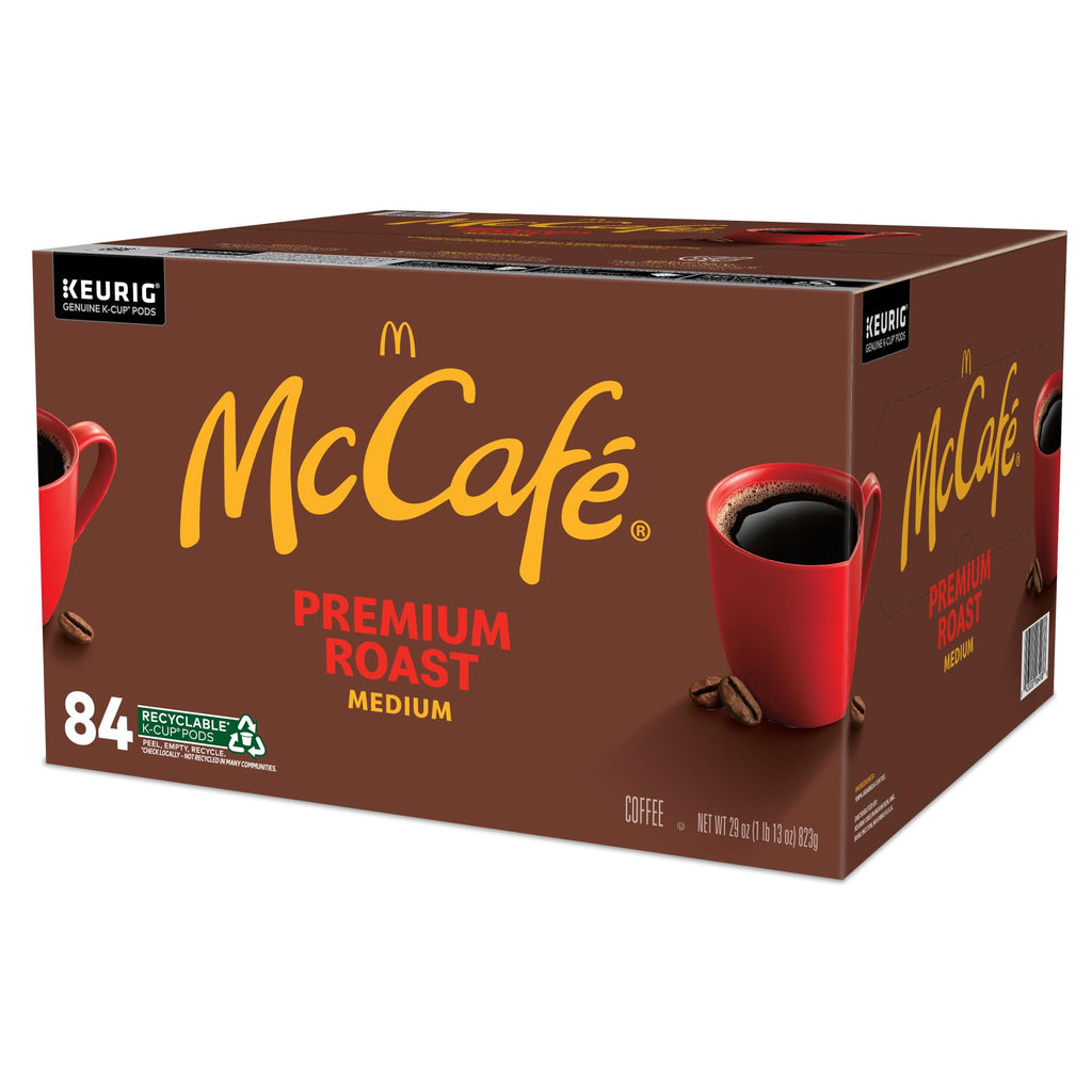 McCafe Premium Roast Coffee, Single Serve Keurig K-Cup Pods, Medium Roast, 84 Count