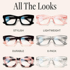 CCVOO 2.0 Reading Glasses for Women, Stylish Eyeglasses, Blue Light Readers for Women, Computer Eye Glasses, Cheaters