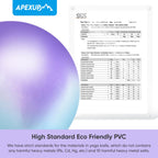 APEXUP Yoga Ball Exercise Ball, Heavy Duty Gym Ball for Fitness, Balance, Core Workout, Physical Therapy (S (15"~18") 45cm, Blue Purple)