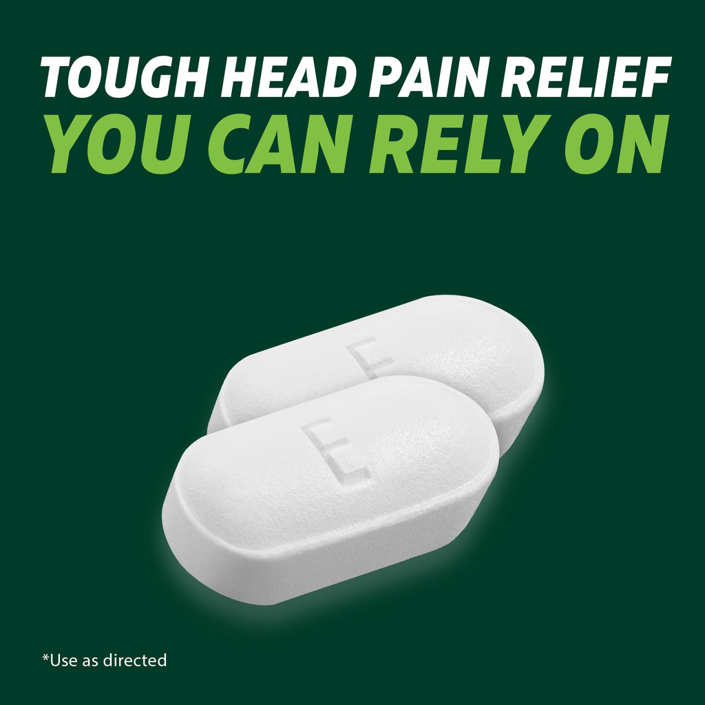Excedrin Extra Strength Pain Relief Caplets for Headache Relief, Acetaminophen 250mg, Aspirin 250mg, Caffeine 65mg, Pain Reliever, 200 Count