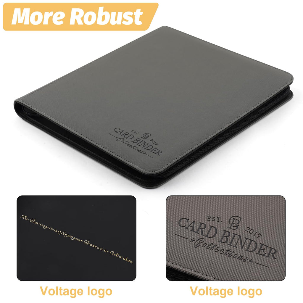 Foalgo Trading Card Binder, Card Collection Binder Album Folder with 720 Side Loading Pockets, 12 Pocket Trading Card Album Folder for TGC,MTG, Baseball Cards, Yugioh