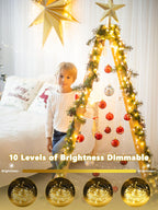3 PK 78FT 240LED Fairy Lights Battery Operated with Timer Remote Warm White