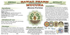 Hawaii Pharm Mucuna Alcohol-Free Liquid Extract, Professional Grade, Small Batch Crafted Mucuna (Mucuna Pruriens) Dried Seed Glycerite Natural Herbal Supplement, 2x32 oz