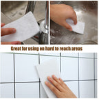 20 Pieces White Scrubbing Pad Non Scratch Scouring Pads Non Woven Scouring Sponge Multipurpose Abrasive Multi Surface Scrubber for Cleaning Polishing(5 x 7 Inch)