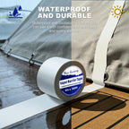 New luwang Vapor Barrier Tape,4 Inch x 180' Roll,Crawl Space Vapor Barrier, White Polyethylene Moisture Barrier Tape, Waterproof Seal & Seam Tape for Underlayment, Insulation & Plastic Liners(1Roll)