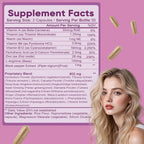 Qiuumey Hormone Balance for Women | Dietary Supplement, Supports Healthy Cortisol Levels & Stress Relief | Mood, Sleep, Energy | Ashwagandha, Ginseng, Maca | 60 Capsules