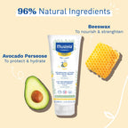 Mustela Baby Nourishing Lotion – Daily Body Lotion for Dry Skin - with Natural Avocado, Cold Cream & Beeswax - Safe from birth on - 6.76 fl. oz.