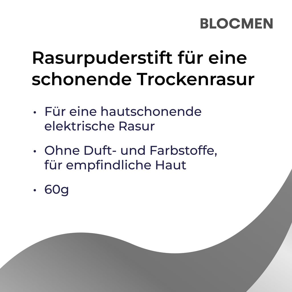 Blocmen Derma Pre Shave Powder Stick