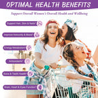 Totaria Sugar Free Multivitamin Gummies for Women 14+ w/Iron, Inositol, Folate, Biotin, Womens Daily Multivitamin Gummy w/Vitamin A, C, B, D3, K2, for Hair, Skin, Energy, Immune, Grape Flavor