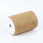Radix Rope Natural Jute Twine, 8MM x 100FT Jute Rope Roll, Heavy Duty Thick Twine for Cat Scratching Post, Bundling, Gardening and DIY Crafts