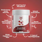 Layer Origin Simple Reds - Organic Red Polyphenols Whole Fruit Powder | Only Real Red Whole Fruits & Zero-fillers | 30 Servings