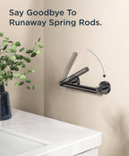 FORIOUS Commercial Toilet Paper Holder Wall Mount Bathroom Tissue Holder