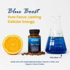 Nutricel Methylene Blue Capsules - Pharmaceutical Grade Supplement - Trusted Made in America Brand - 12mg (USP Reference Compliant) with Vitamin C Ester Enhanced Absorption - Third Party Tested (60ct)