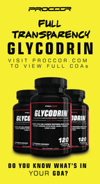 PROCCOR GLYCODRIN - GDA with Berberine, Cinnamon, Banaba, Bittermelon, Panax Ginseng, GS4 Plus and More; 120 V Capsules (60 Servings), Gelatin-Free