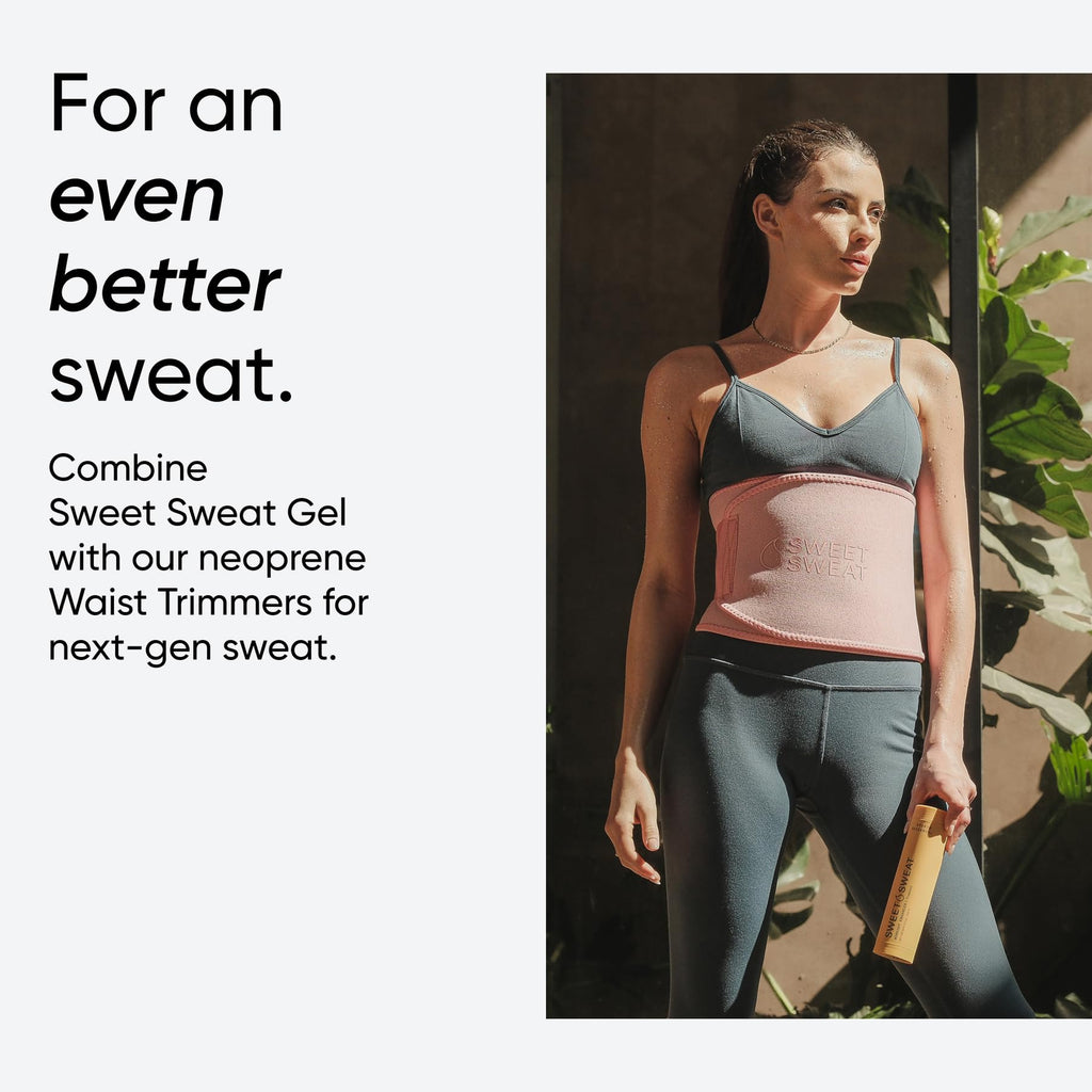 Sports Research Sweet Sweat Workout Enhancer Roll-On Gel Stick - Sweat Harder and Faster, Helps Promote Water Weight Loss, Use with Sweet Sweat Waist Trimmer