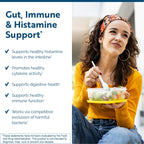 Researched Nutritionals Multi-Biome - Dual-Action Probiotics for Women & Men - Spore + Live Strain Formula with Delayed-Release Capsules for Gut Health, Histamine & Immune Support (30 ct)