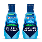 Crest Mouthwash Pro-Health Bold Fresh Breath, 99% Germ Kill, Antigingivitis & Antiplaque, Clean Mint - 1 L (33.8 fl oz), Pack of 2
