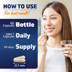 Vitamatic Lactoferrin 250mg – 60 Vegetable Capsules - 2 Pack Promotes Healthy Immune Function*