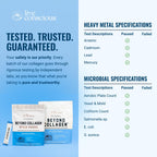 Live Conscious Beyond Collagen Multi Collagen Powder for Women w/Types I, II, III, V & X - Keto Friendly, Hydrolyzed Collagen Peptides Powder Blend w/Biotin & Vitamin C 41 Servings