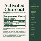 Nature's Bounty Activated Charcoal 260 mg, 100 Capsules, Dietary Supplement to Support a Healthy Lifestyle