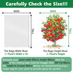 Evoio Bird Netting for Garden Plant Fruit Tree Protection Large Blueberry Bushes Netting Covers Bags with Zipper, 4 x 5 ft Shrubs Bush Tomato Strawberry Berry Barrier Mesh Cover Net Protector