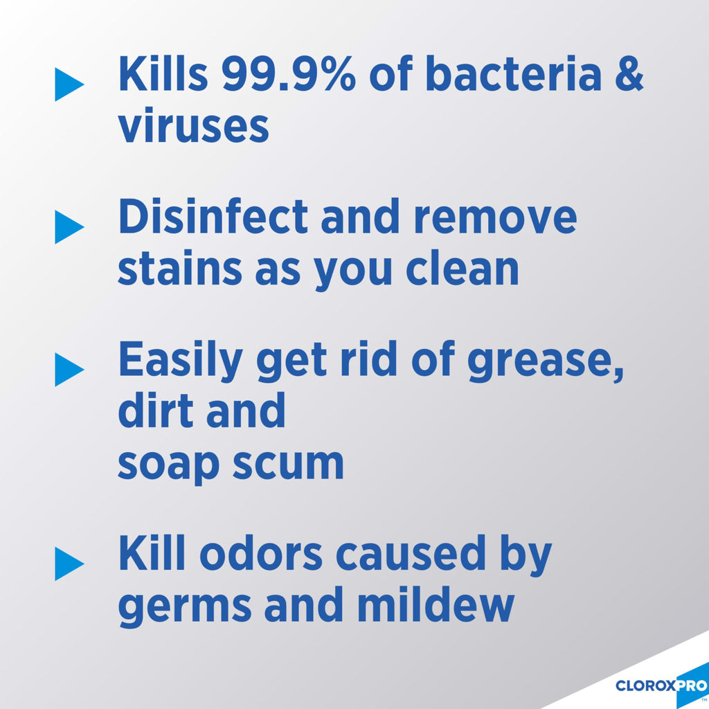 CloroxPro Clorox Clean-Up Disinfectant Cleaner with Bleach Refill, 128 Ounces (Package May Vary)