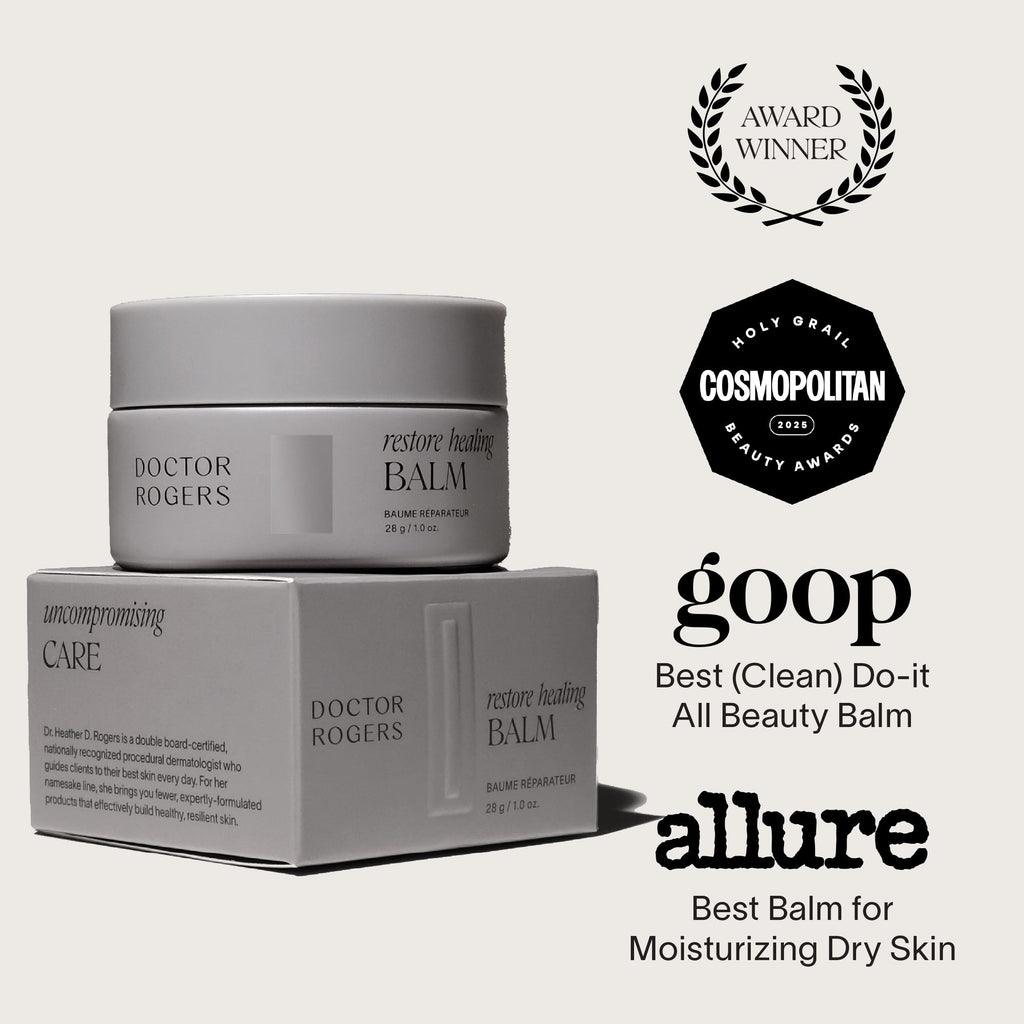Doctor Rogers Restore Healing Balm. Multi-Purpose Healing Ointment & Moisturizing Relief Gel. Protects & Soothes Injured, Sensitive & Dry Skin. 4 Ounce (114 g) Tube