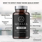 Qualia Mind — Beat Brain Fog | Doctor-Formulated Premium Brain Nourishment | Fuel Focus, Drive & Energy | 32 Ingredients Including Lion’s Mane, Smartseed™️, Cognizin™️, Ginkgo & More| 2 Week Supply*