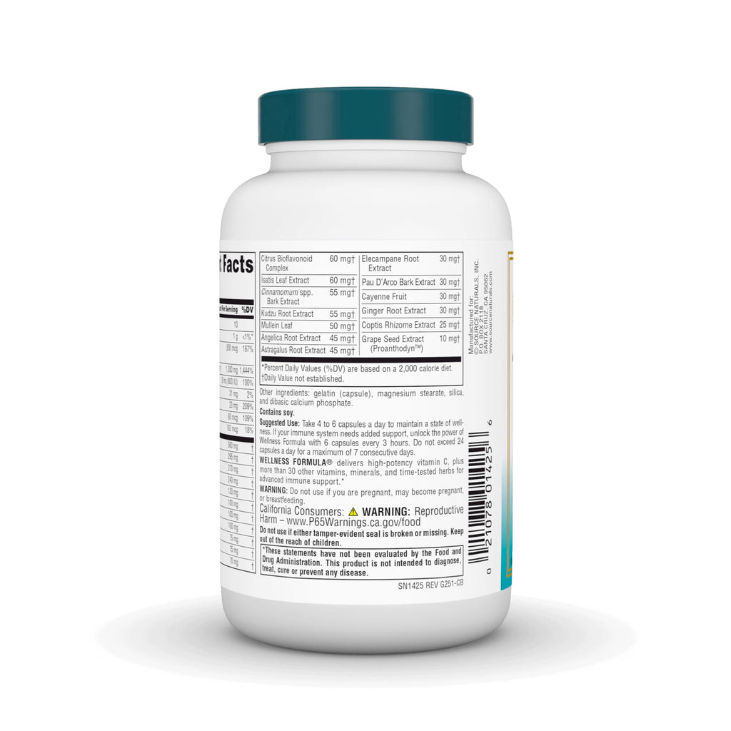 Source Naturals Wellness Formula, Advanced Immune Support - 120 Capsules