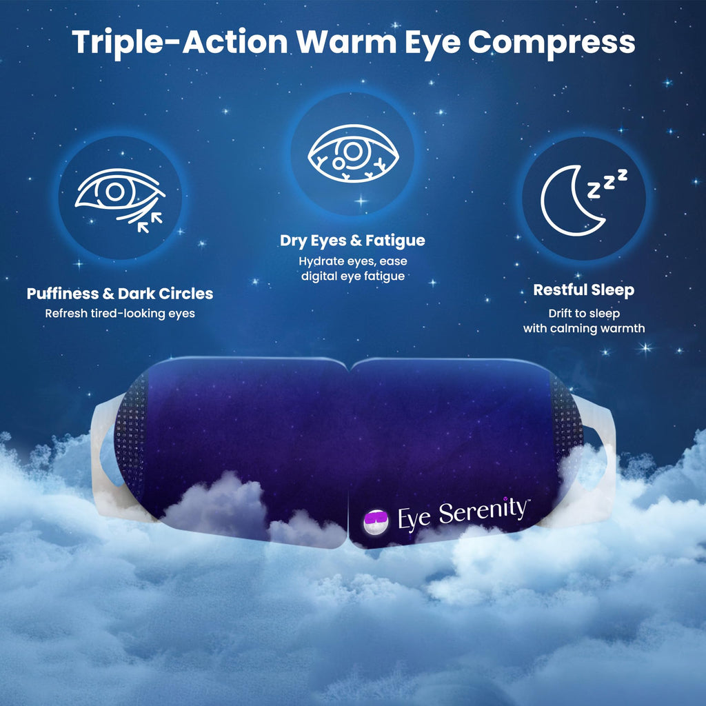 Lure Essentials Steam Eye Mask by Eye Serenity Self-Heating Warm Compress, 45-Pack, Unscented, Dry Eye Relief, Perfect for Self-Care, Ideal for Office, Travel & Nightly Relaxation, Calm Sleep